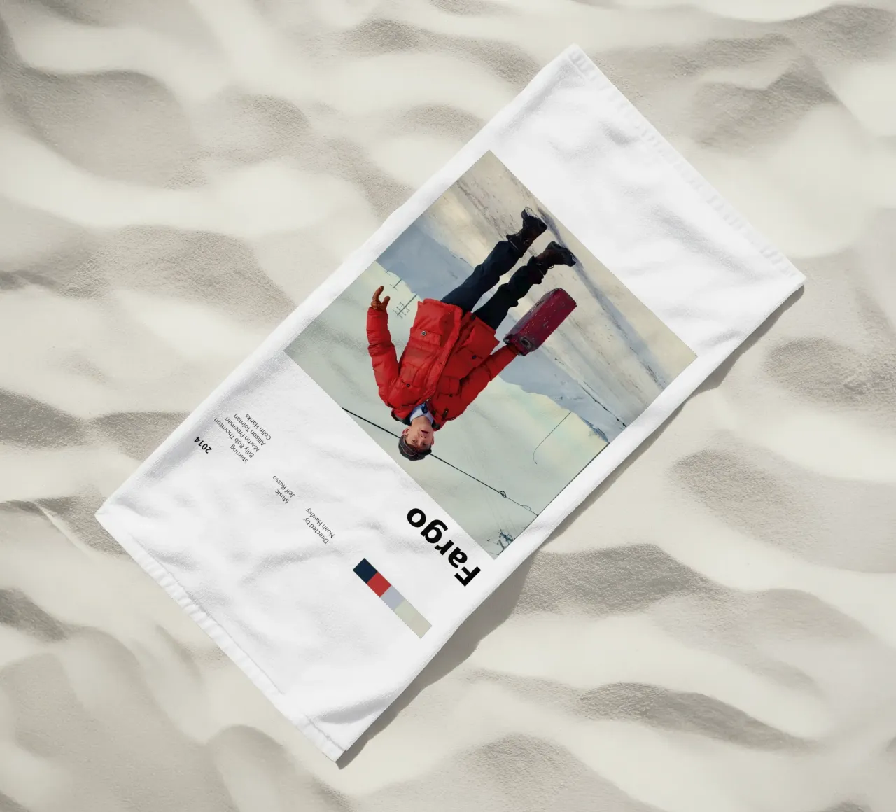 Fargo beach towel by 🎞 The Movie Wall