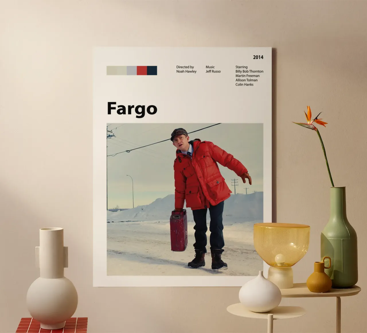 Fargo tela con Cornice a cassetta da 🎞 The Movie Wall