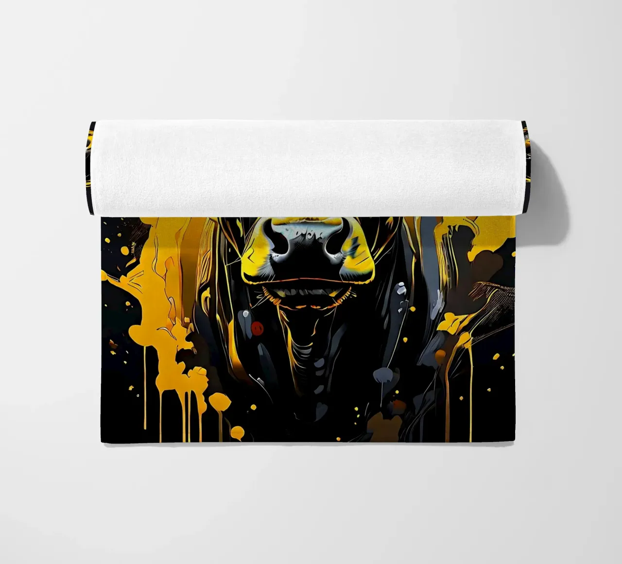 Mucca, stile_toro_G_1 telo mare da Tierisch bunt by LK