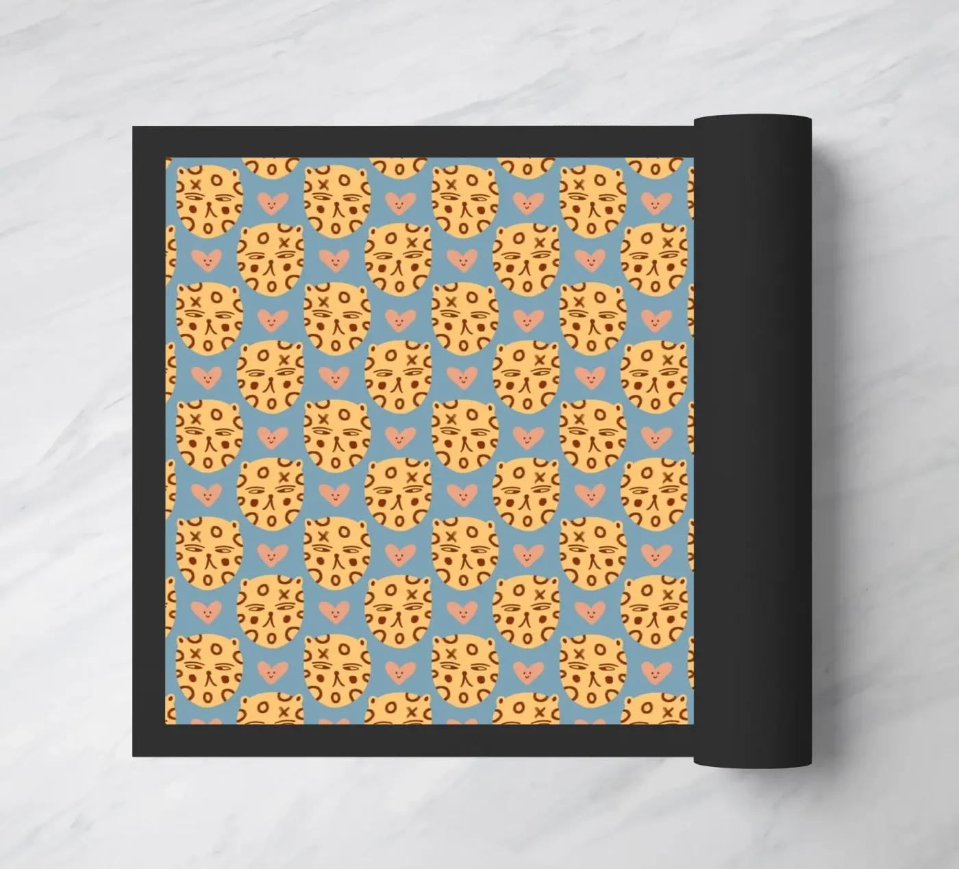 Tiger Pattern No 02 deurmat van treechild