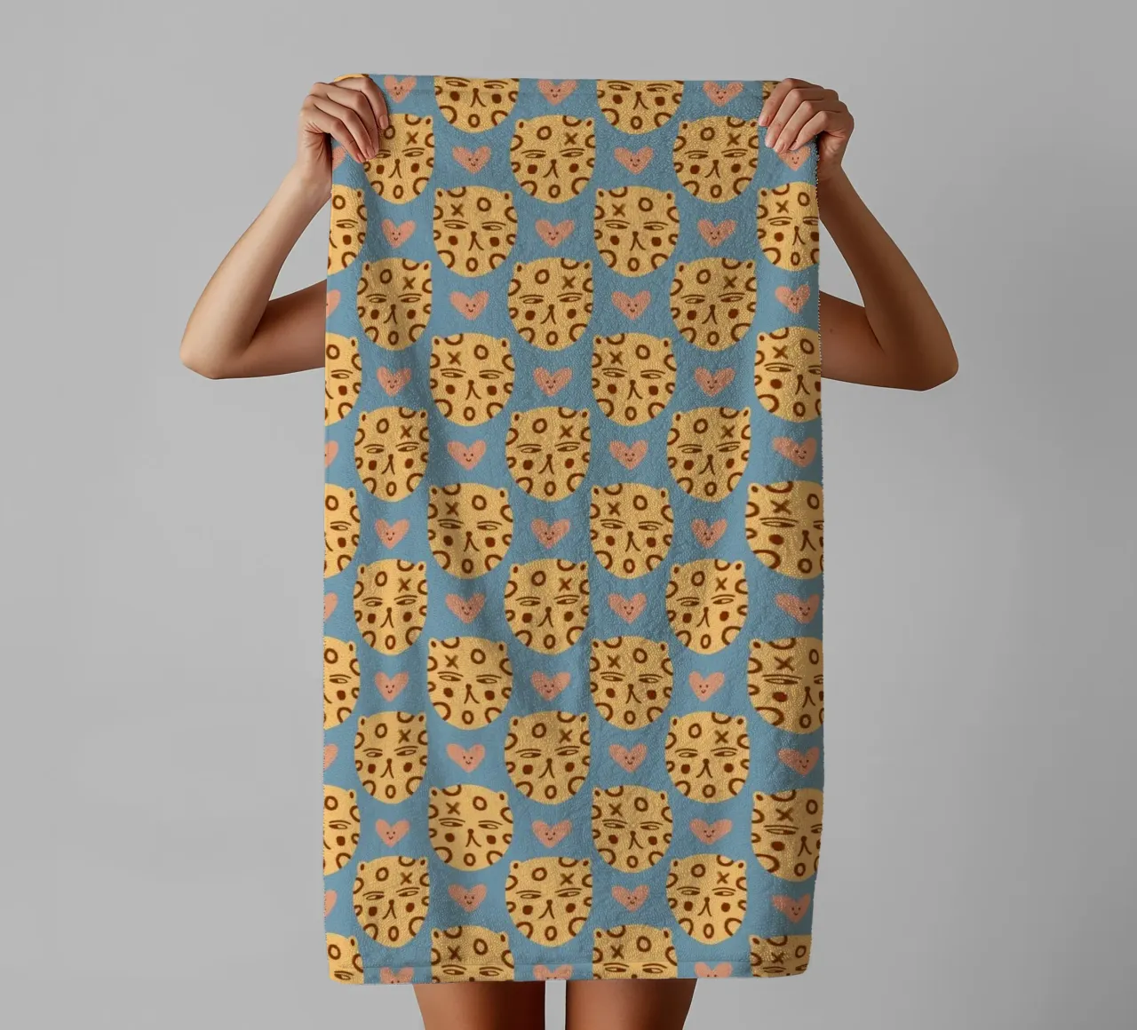 Tiger Pattern No 02 asciugamano da bagno da treechild
