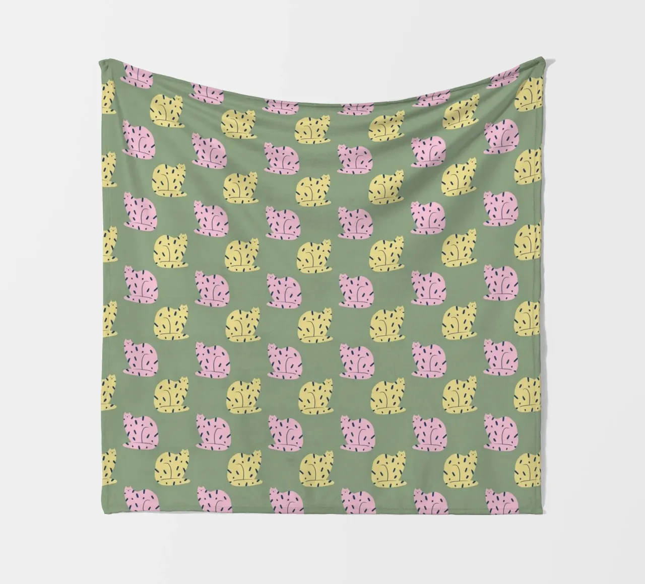 Cat Pattern No 03 coperta in pile da treechild
