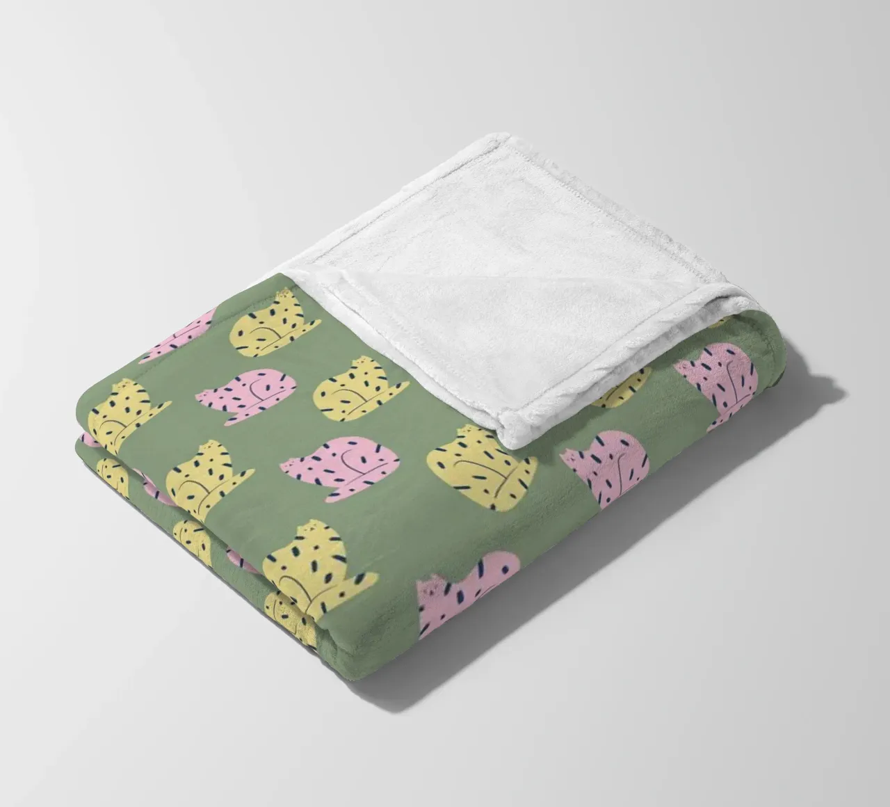 Cat Pattern No 03 coperta in pile da treechild