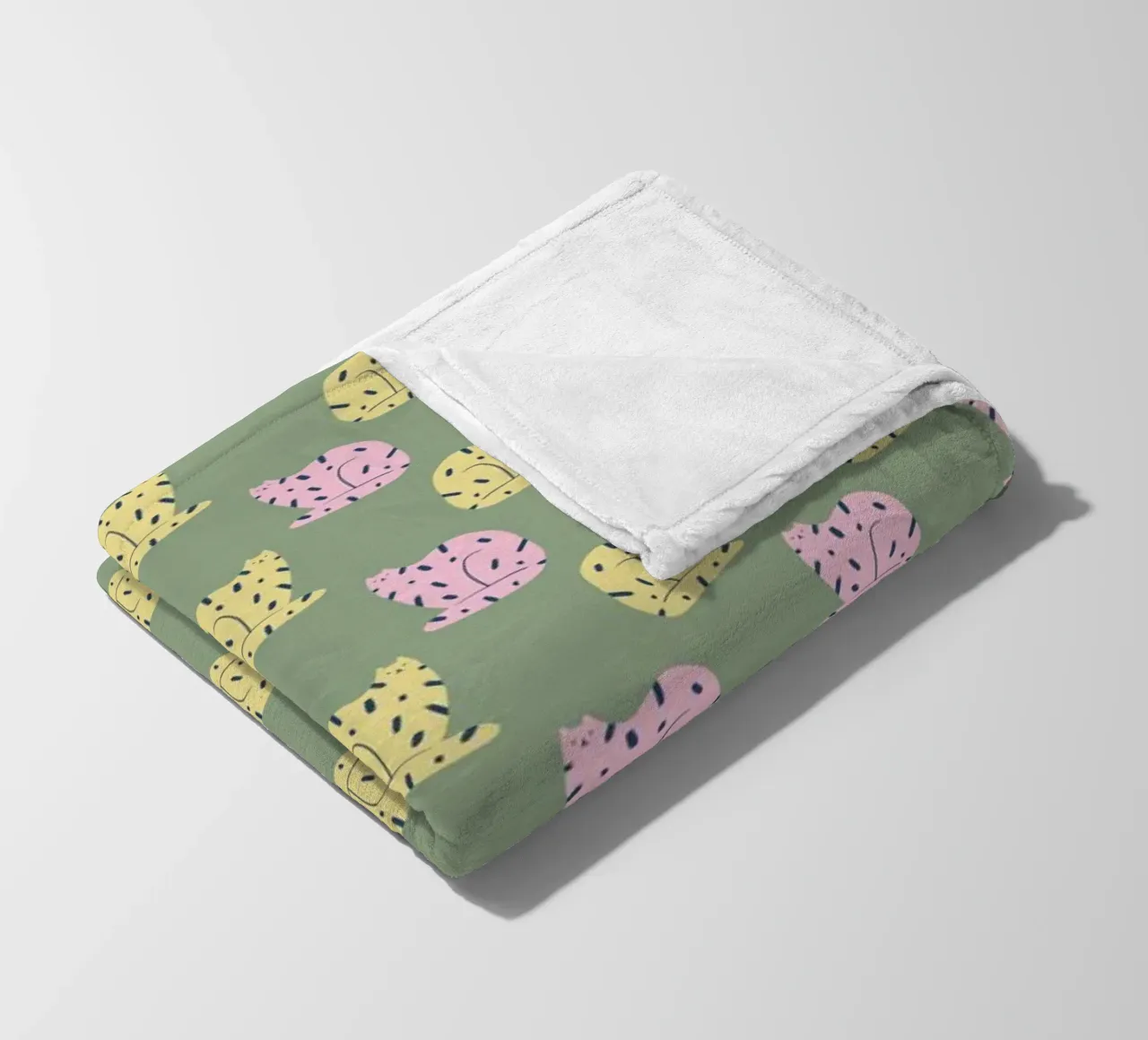Cat Pattern No 03 coperta in pile da treechild