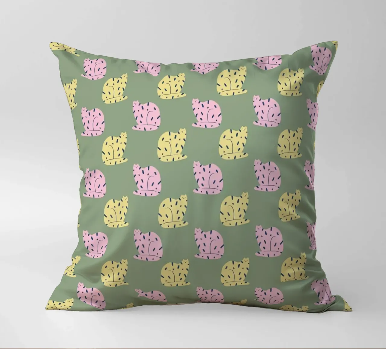 Cat Pattern No 03 cuscino da treechild