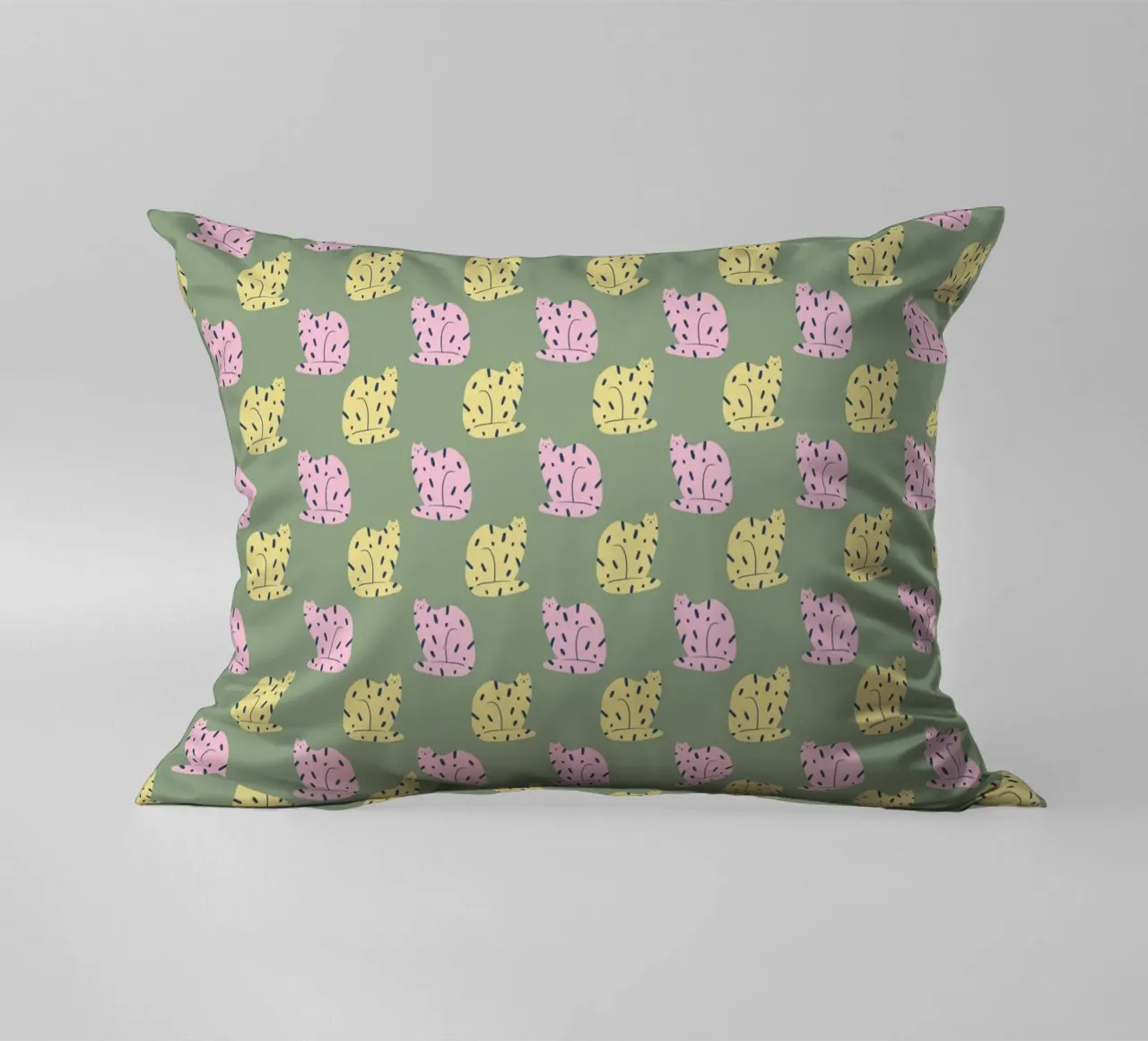 Cat Pattern No 03 cuscino da treechild