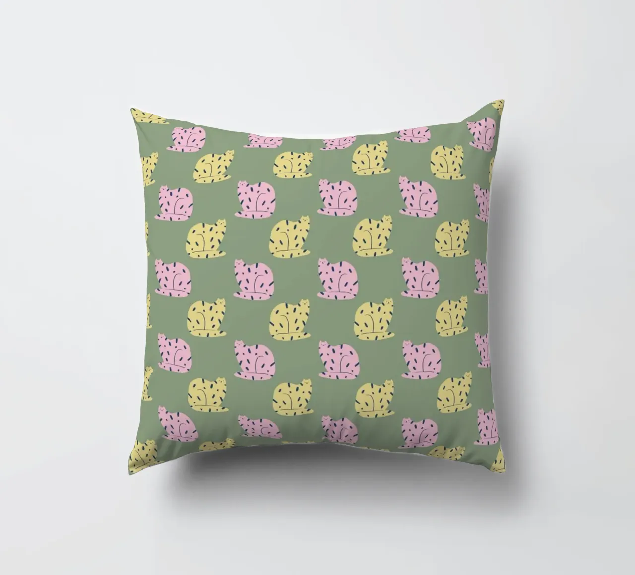 Cat Pattern No 03 cuscino da treechild