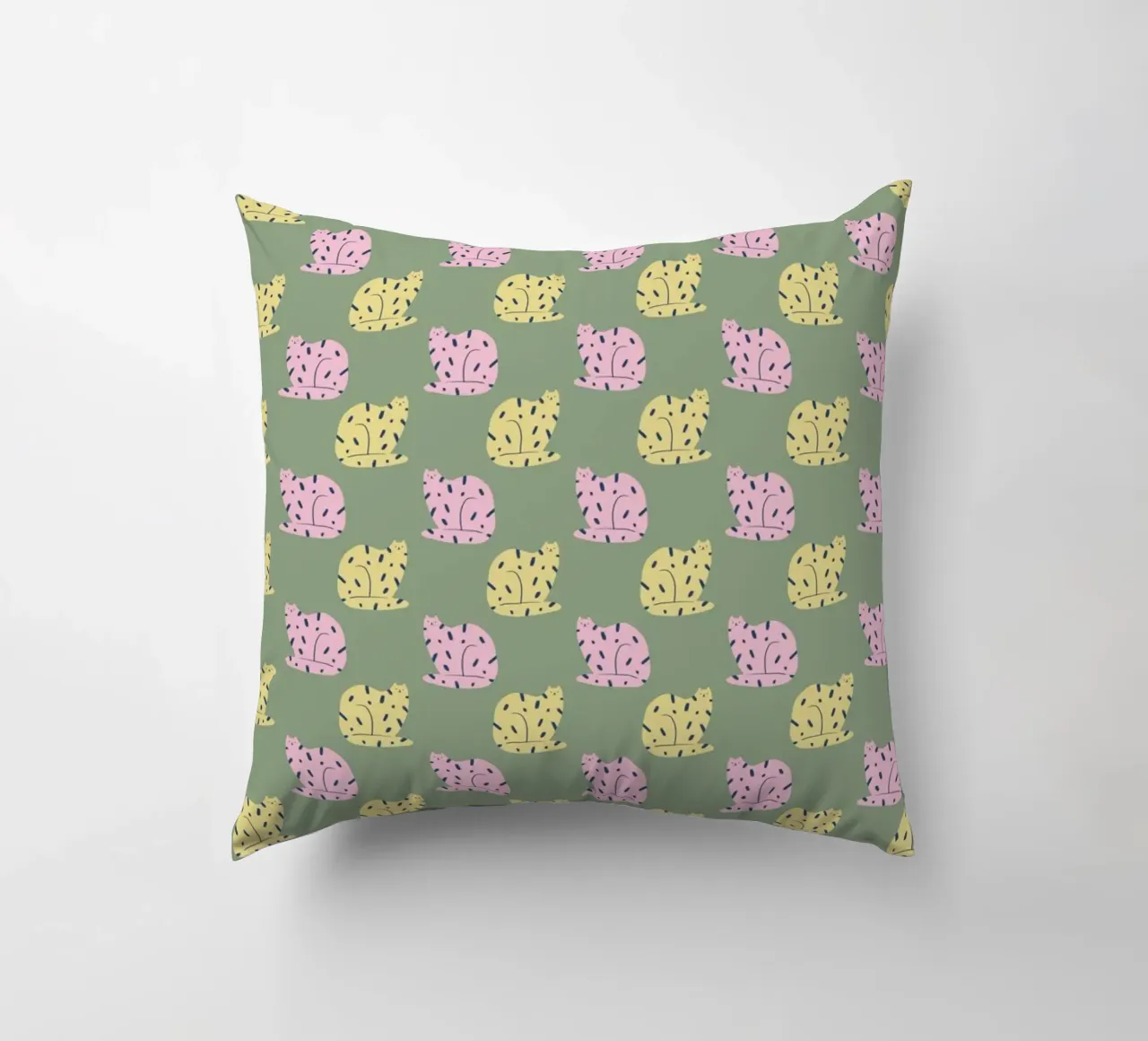 Cat Pattern No 03 cuscino da treechild