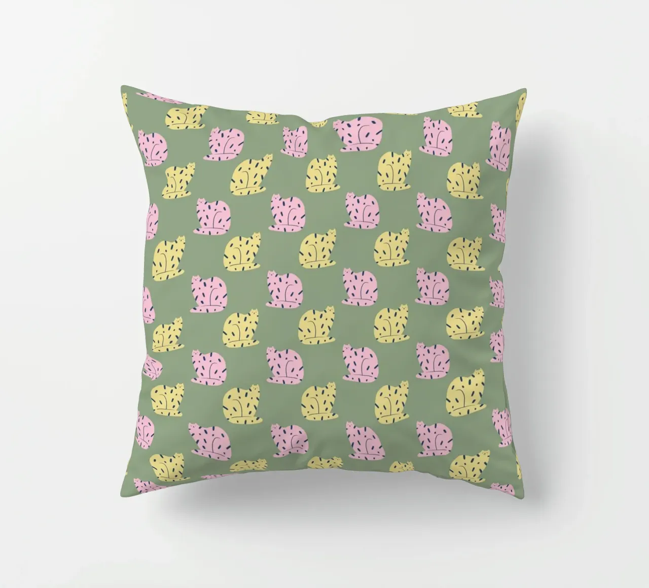 Cat Pattern No 03 cuscino da treechild