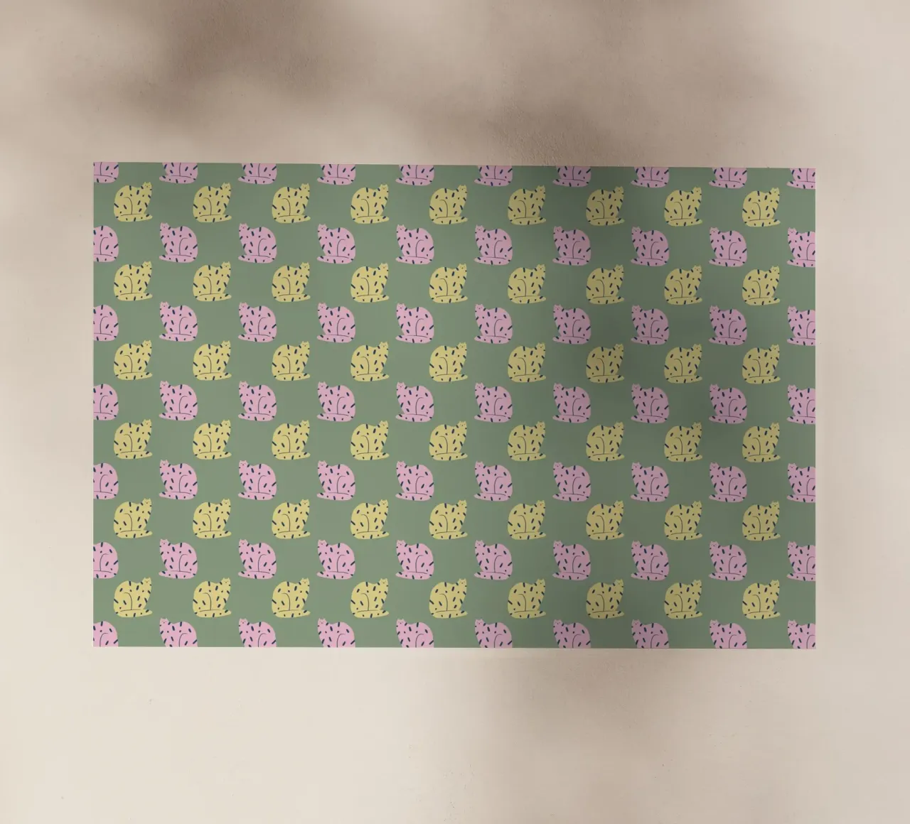 Cat Pattern No 03 pellicola backlit da treechild