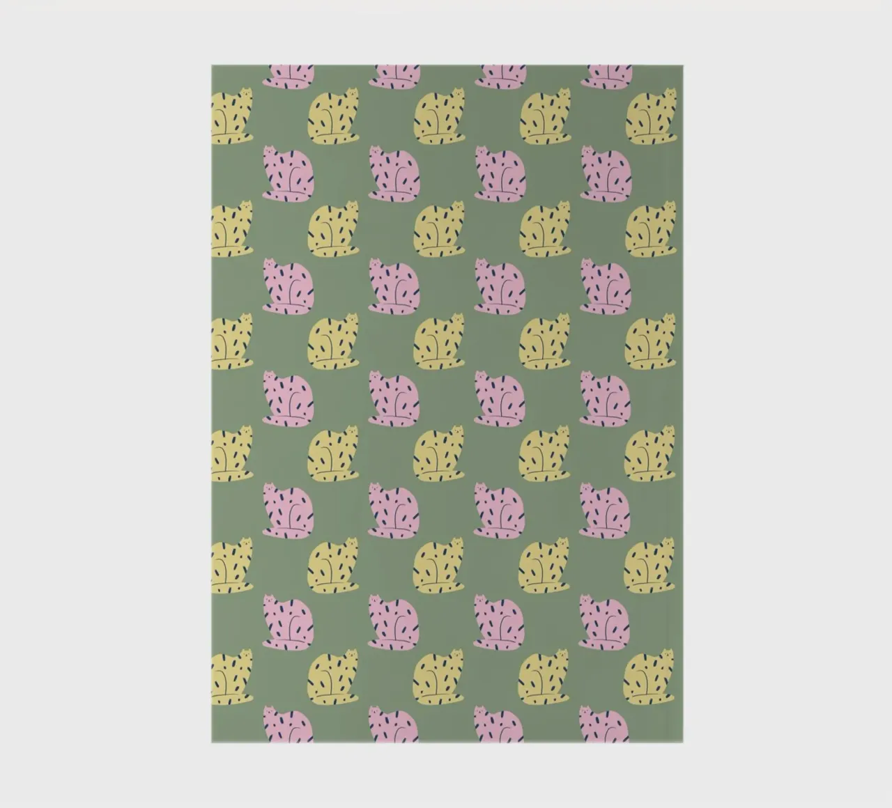 Cat Pattern No 03 notebook by treechild