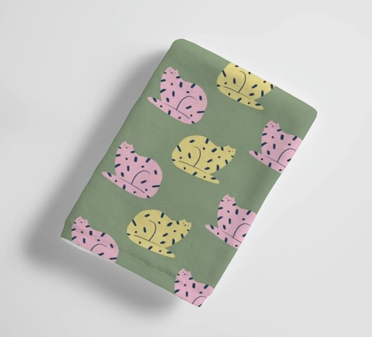 Cat Pattern No 03 asciugamano da bagno da treechild