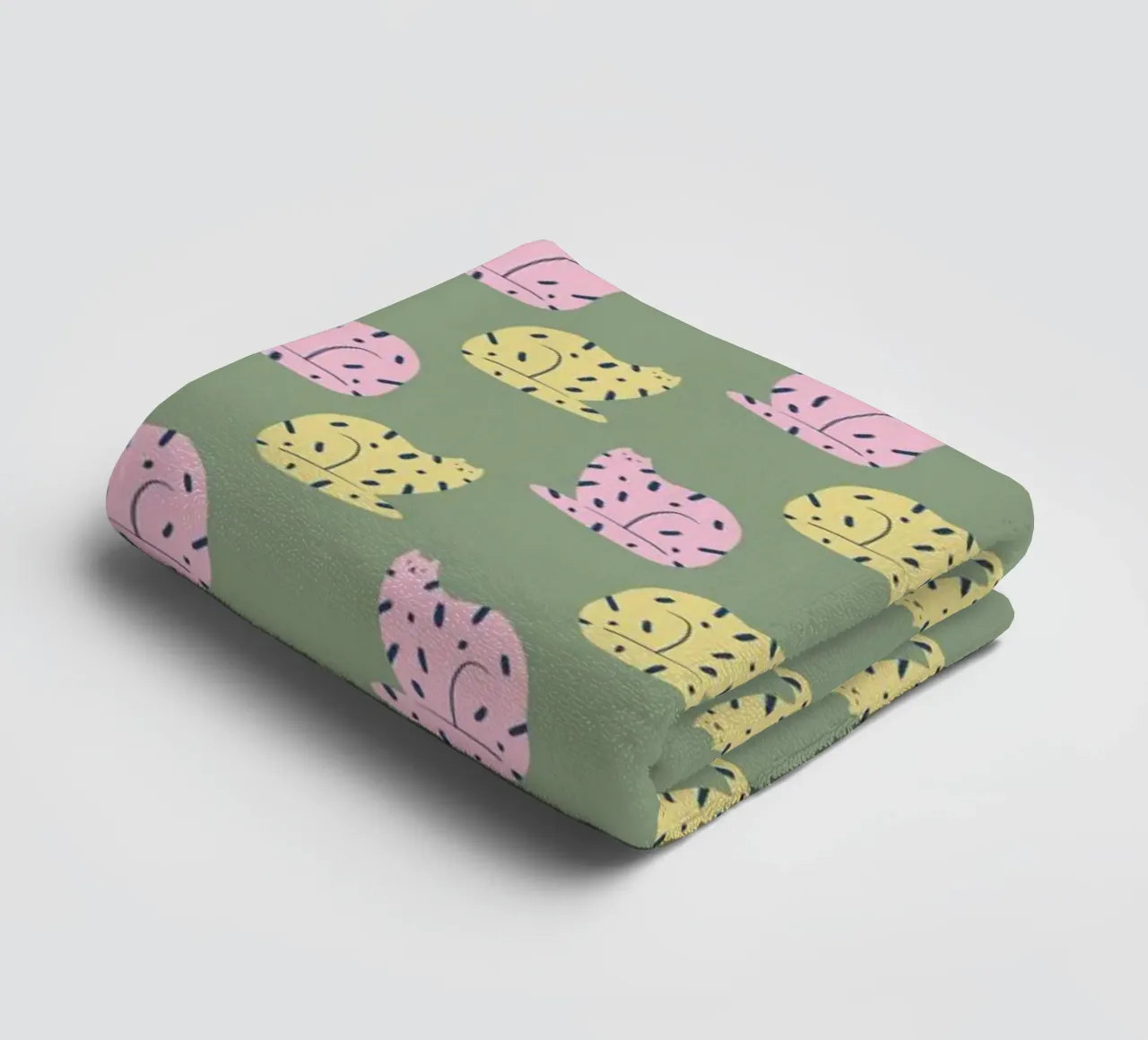 Cat Pattern No 03 asciugamano da bagno da treechild