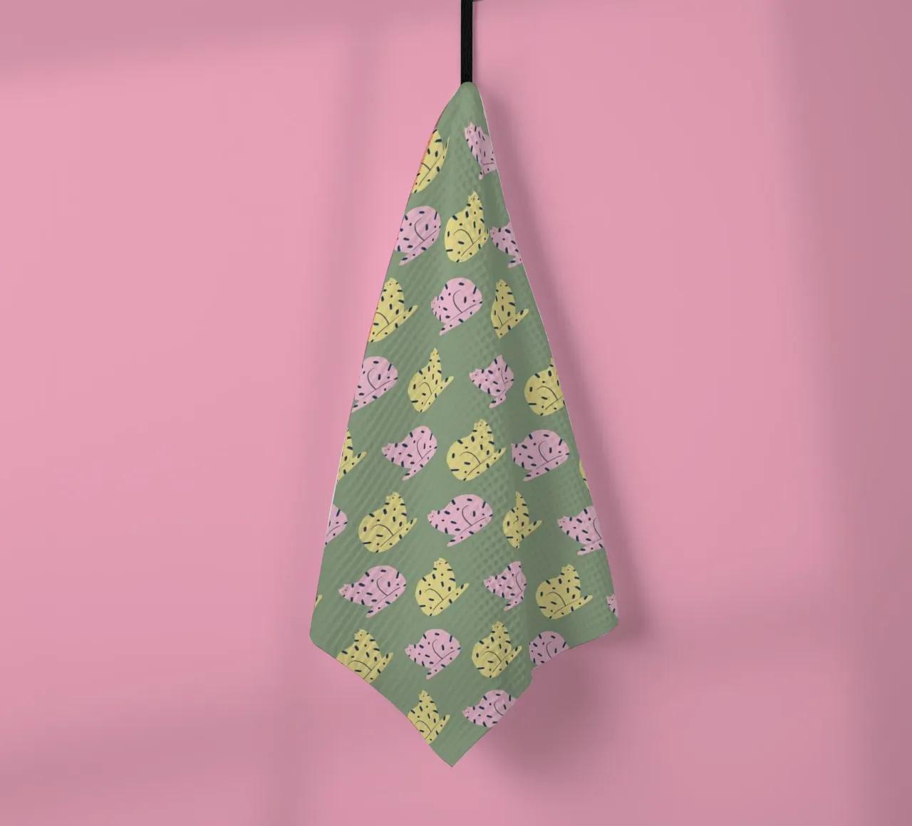 Cat Pattern No 03 torchon de treechild