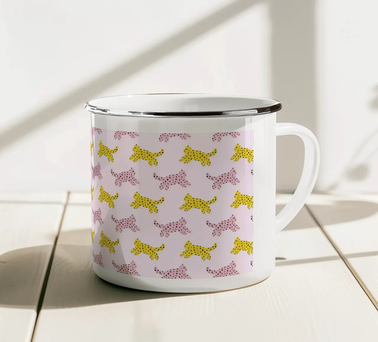 Tiger Pattern No 04 tazza in smalto da treechild