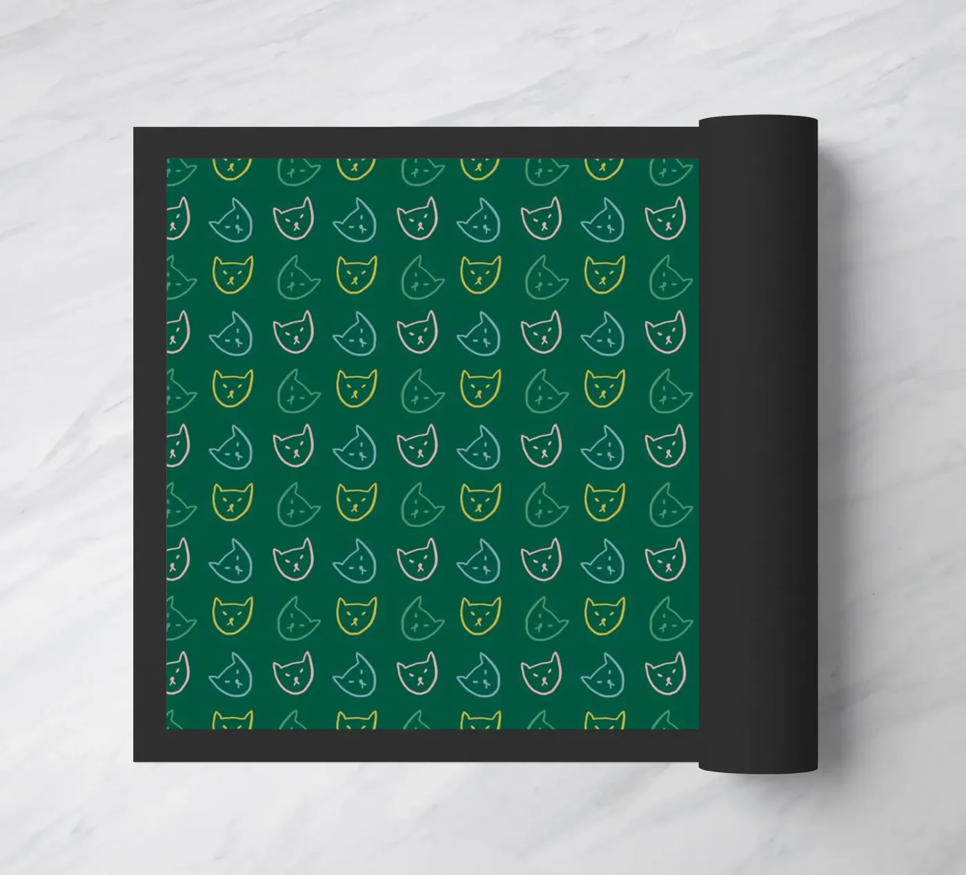 Cat Pattern No 05 deurmat van treechild