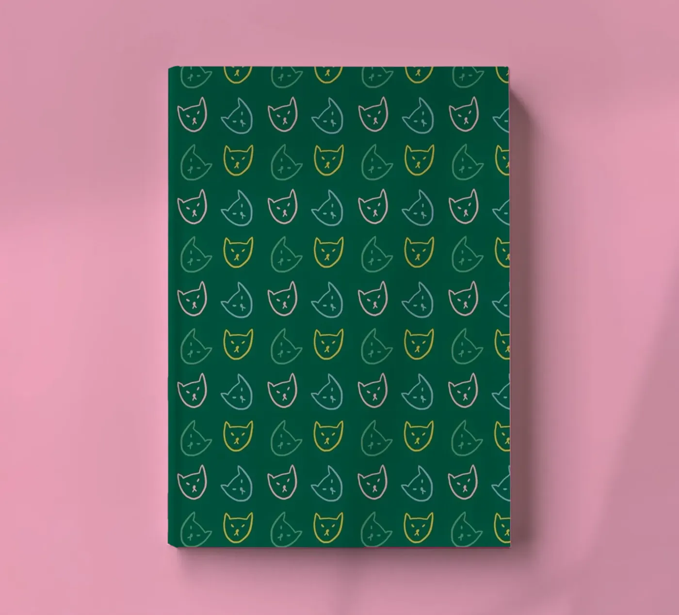 Cat Pattern No 05 Notizbuch von treechild