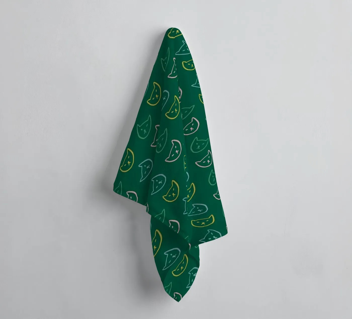 Cat Pattern No 05 towel by treechild