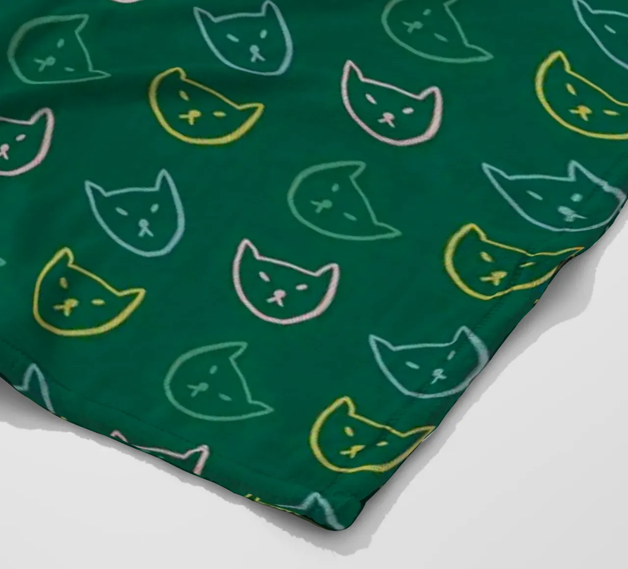 Cat Pattern No 05 coperta in pile da treechild
