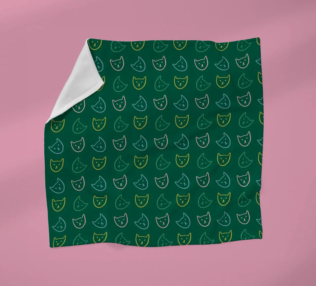 Cat Pattern No 05 coperta in pile da treechild