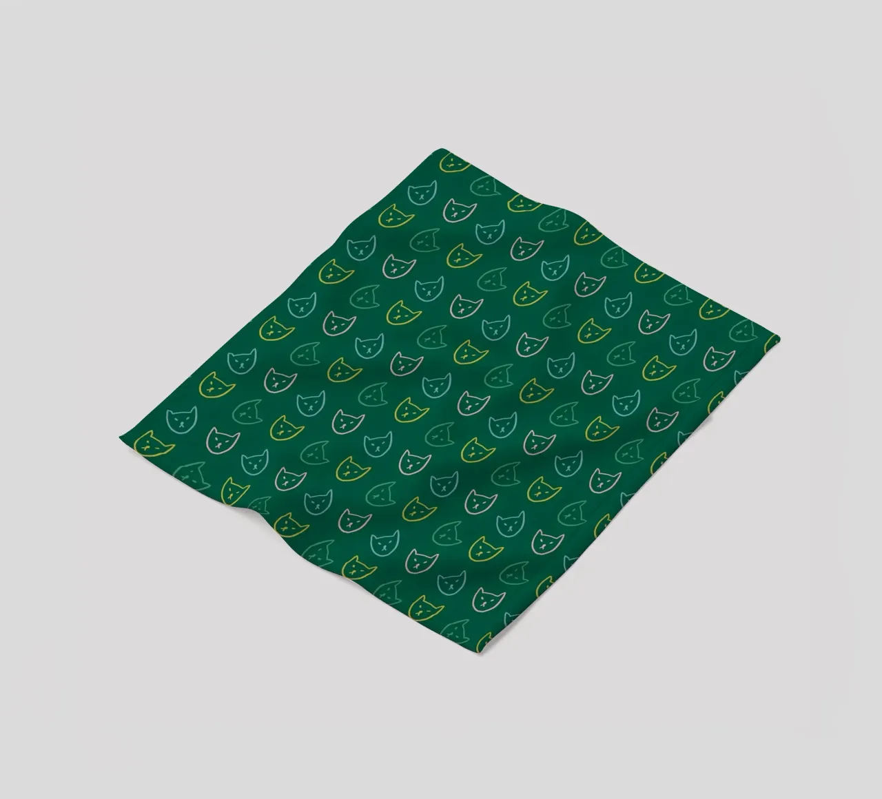 Cat Pattern No 05 coperta in pile da treechild
