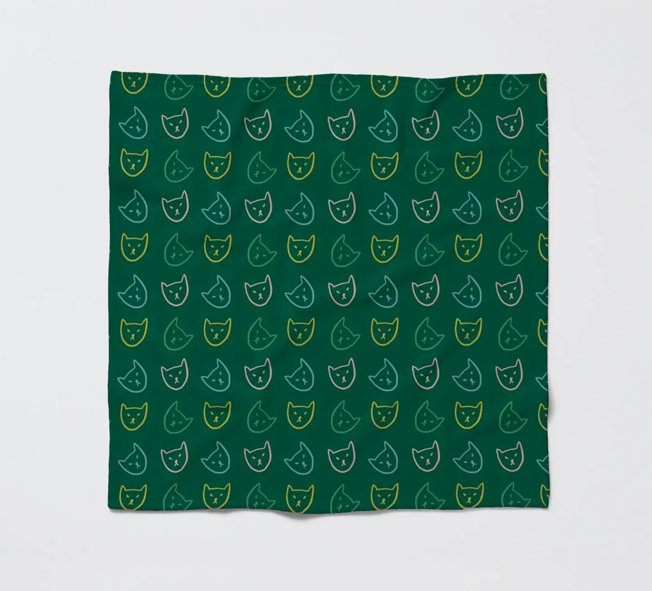 Cat Pattern No 05 coperta in pile da treechild