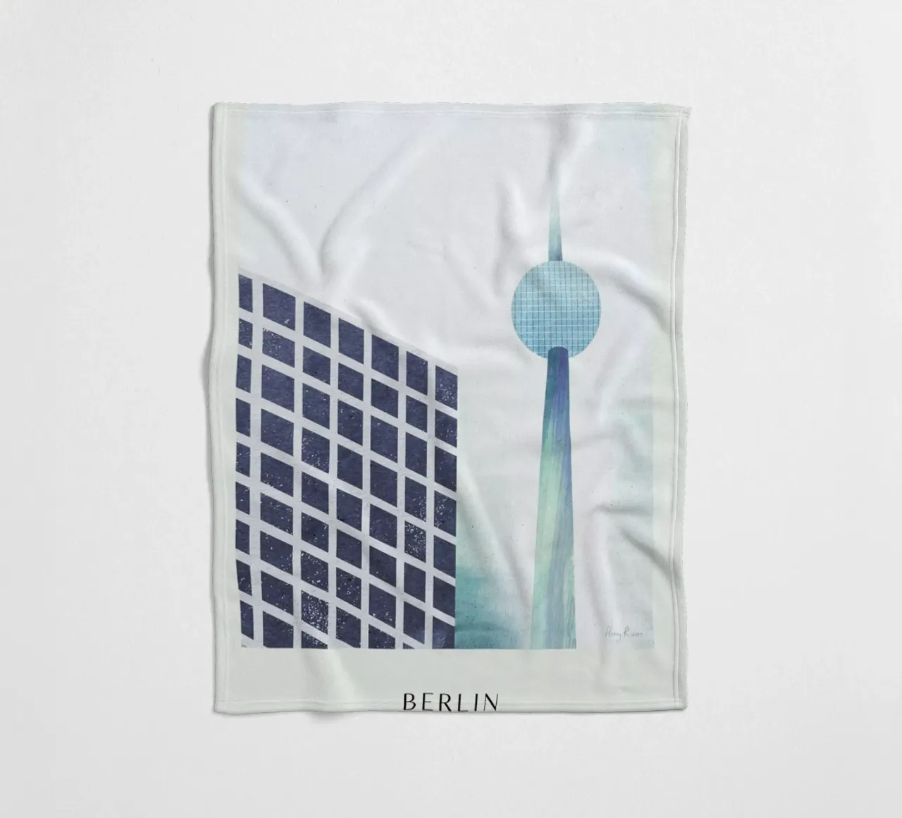 Berlin - Series II coperta in pile da Henry Rivers