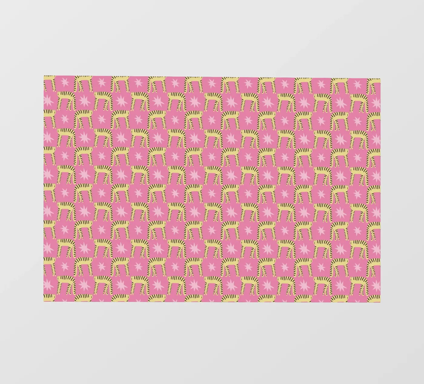 Tiger Pattern No 06 fotobehang van treechild