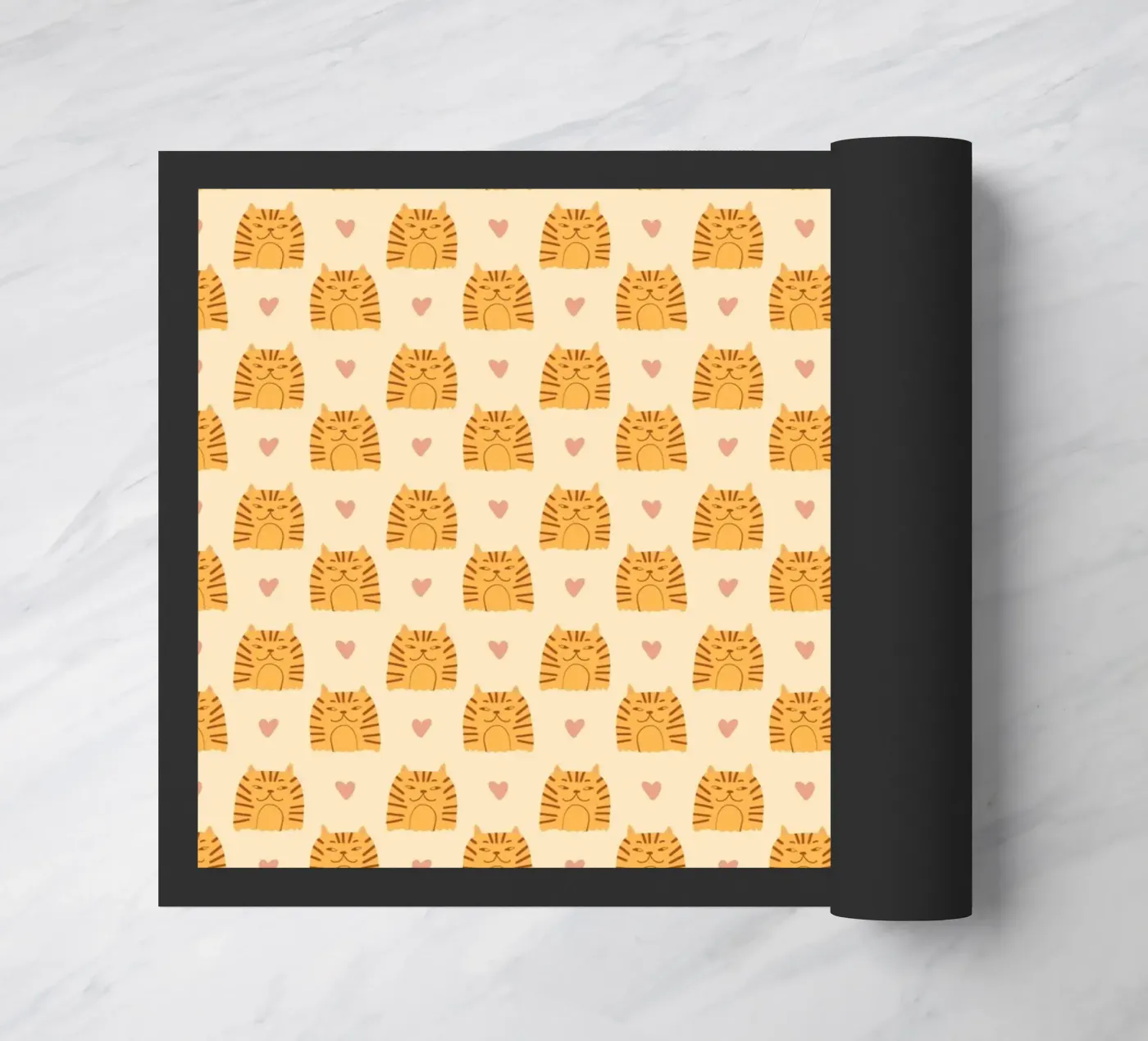 Tiger Pattern No 06 doormat by treechild