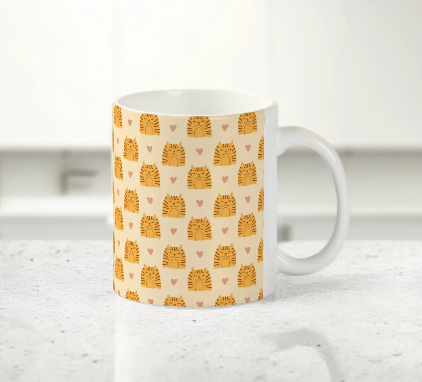 Tiger Pattern No 06 ceramic mug by treechild