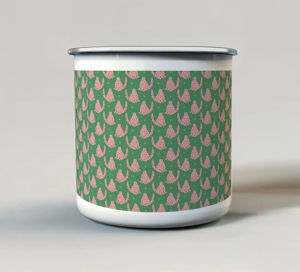 Tiger Pattern No 07 tazza in smalto da treechild