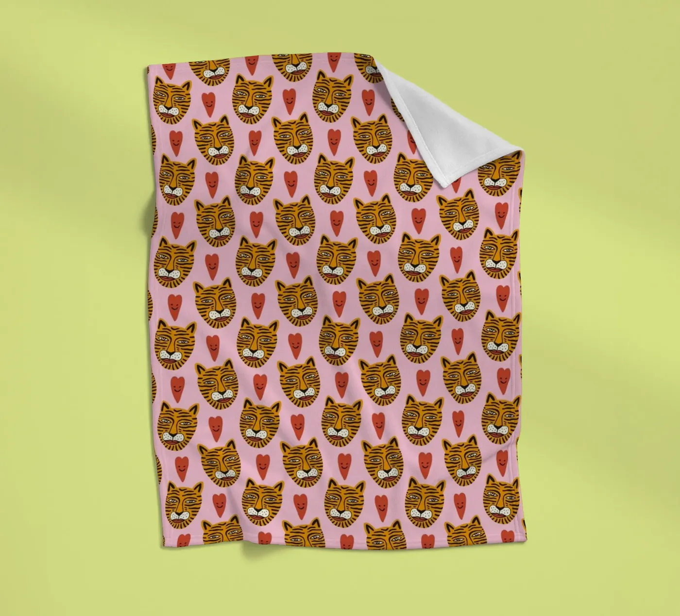 Tiger Pattern No 08 fleecedeken van treechild