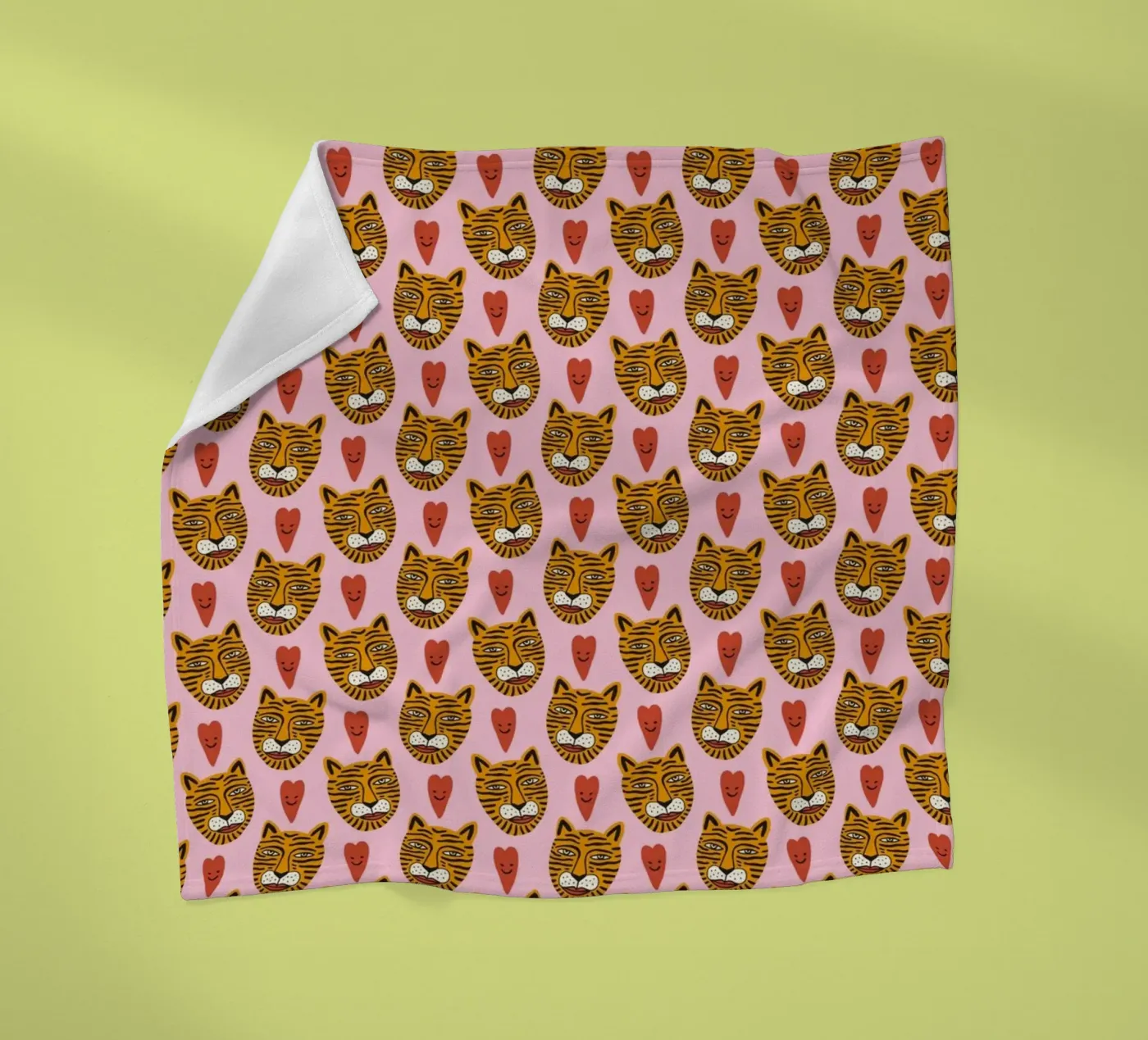 Tiger Pattern No 08 fleecedeken van treechild