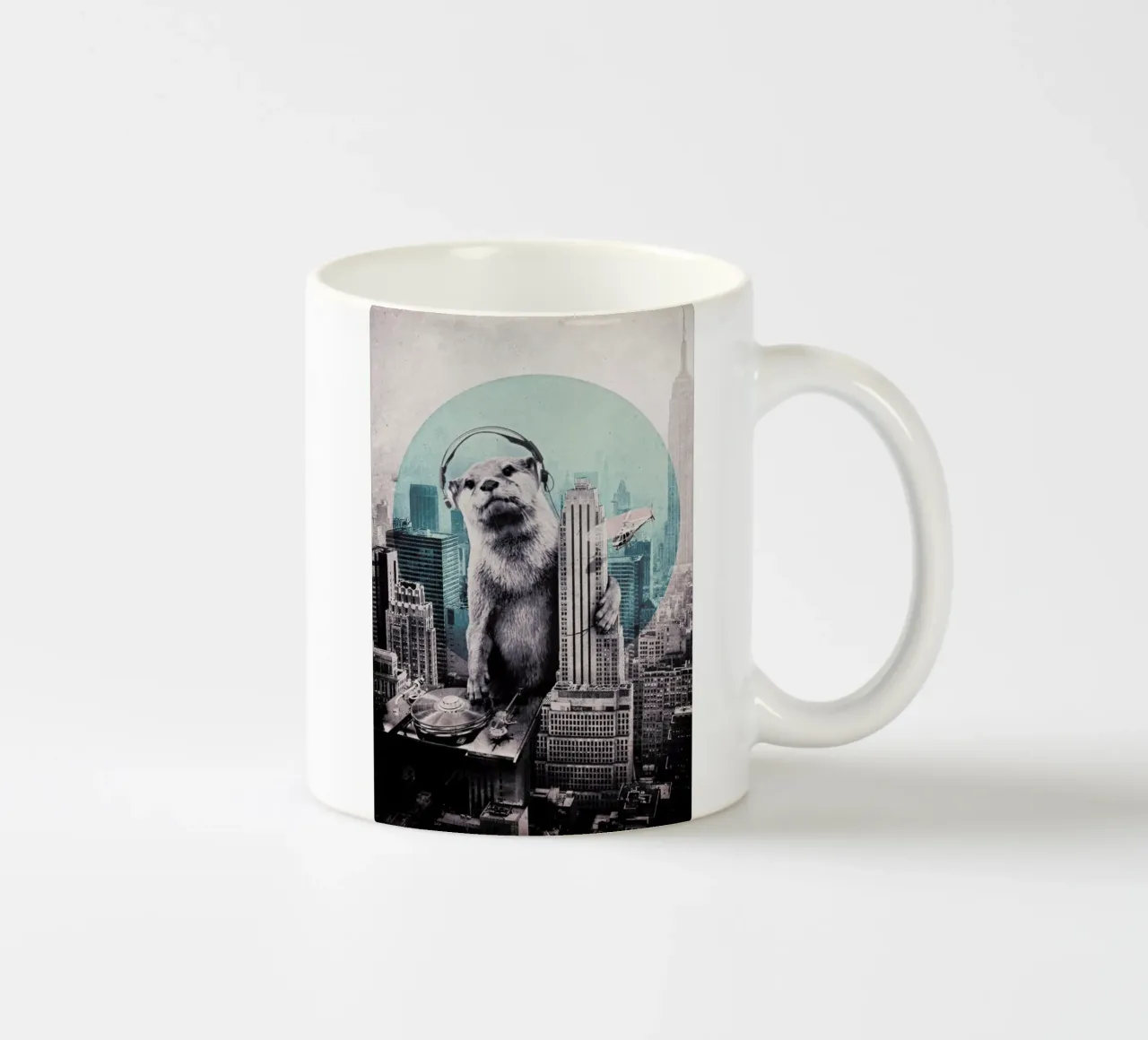 DJ ceramic mug by Ali Gulec