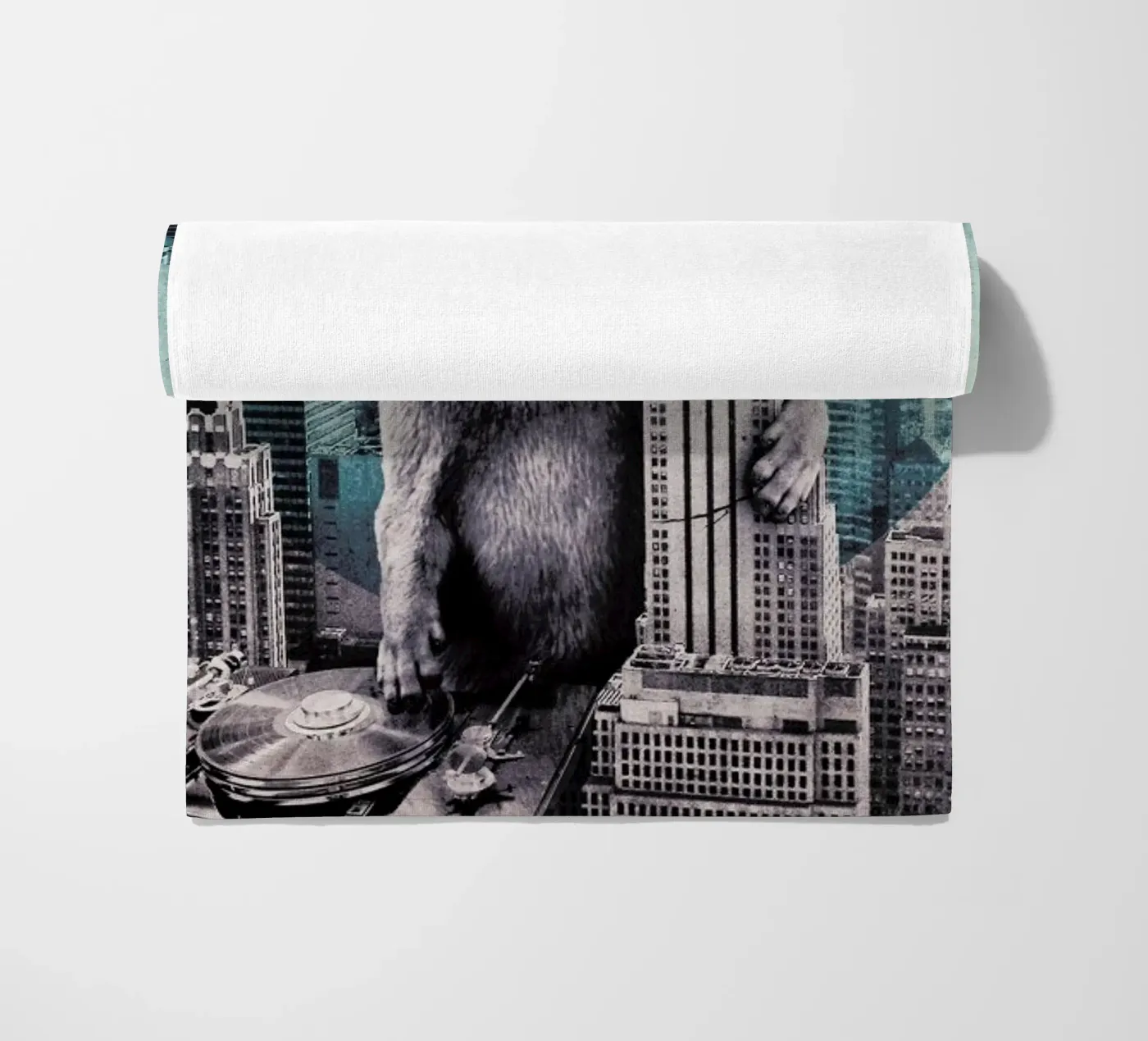 DJ beach towel by Ali Gulec