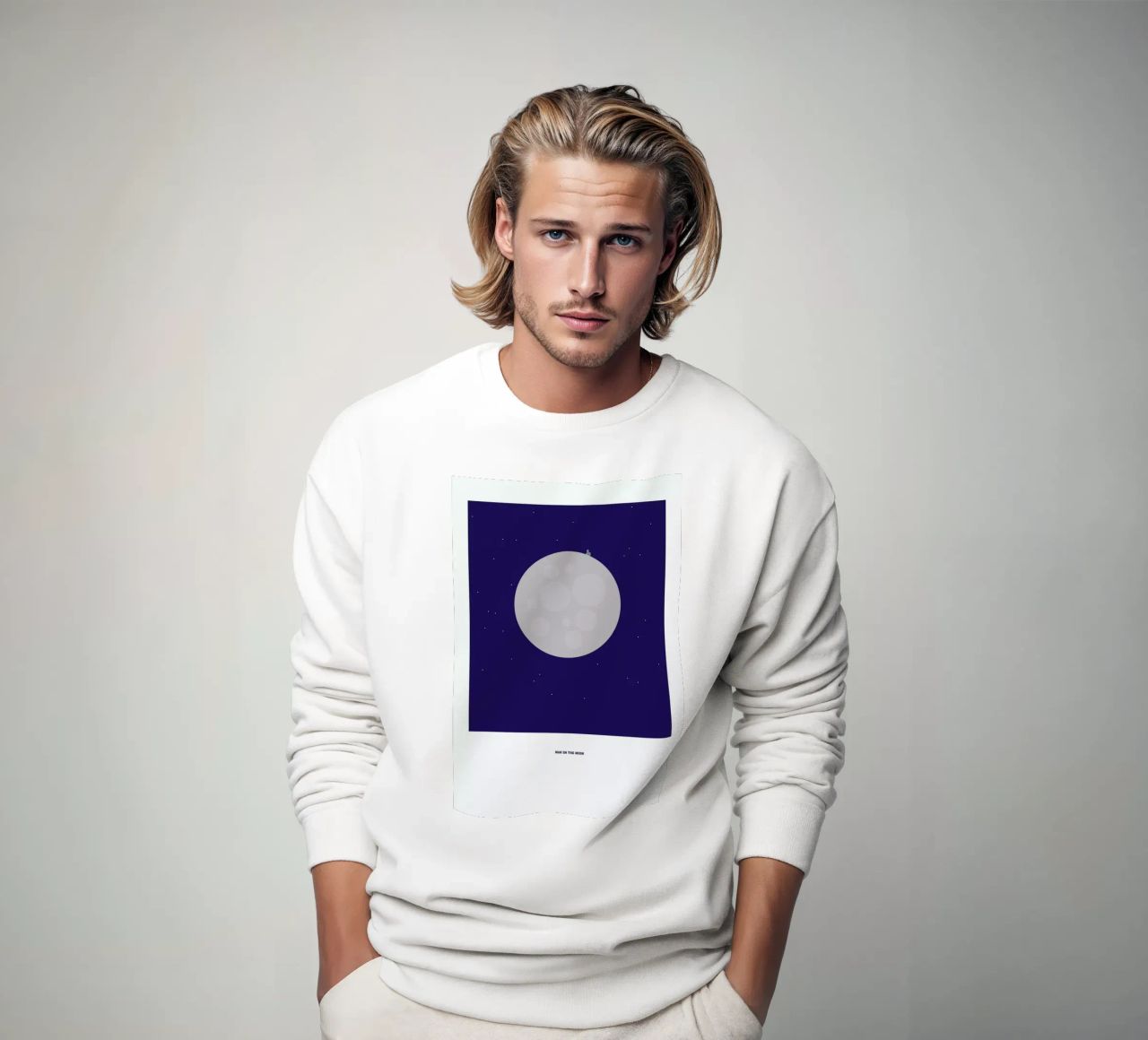 Man on the Moon sudadera de Christophe Gowans