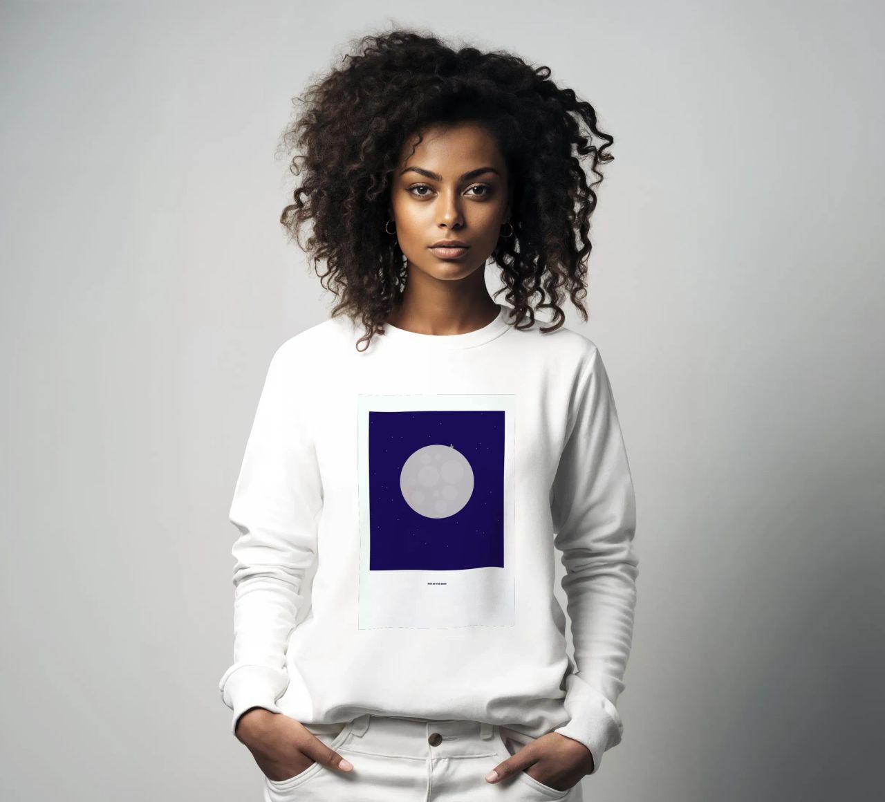 Man on the Moon sudadera de Christophe Gowans
