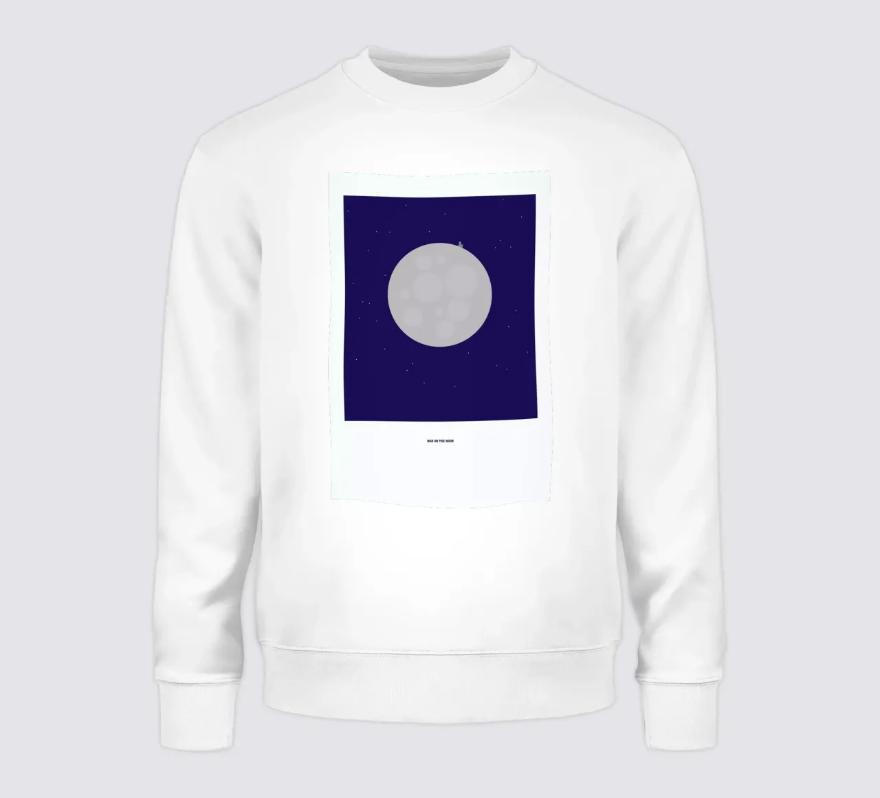 Man on the Moon Sweatshirt von Christophe Gowans