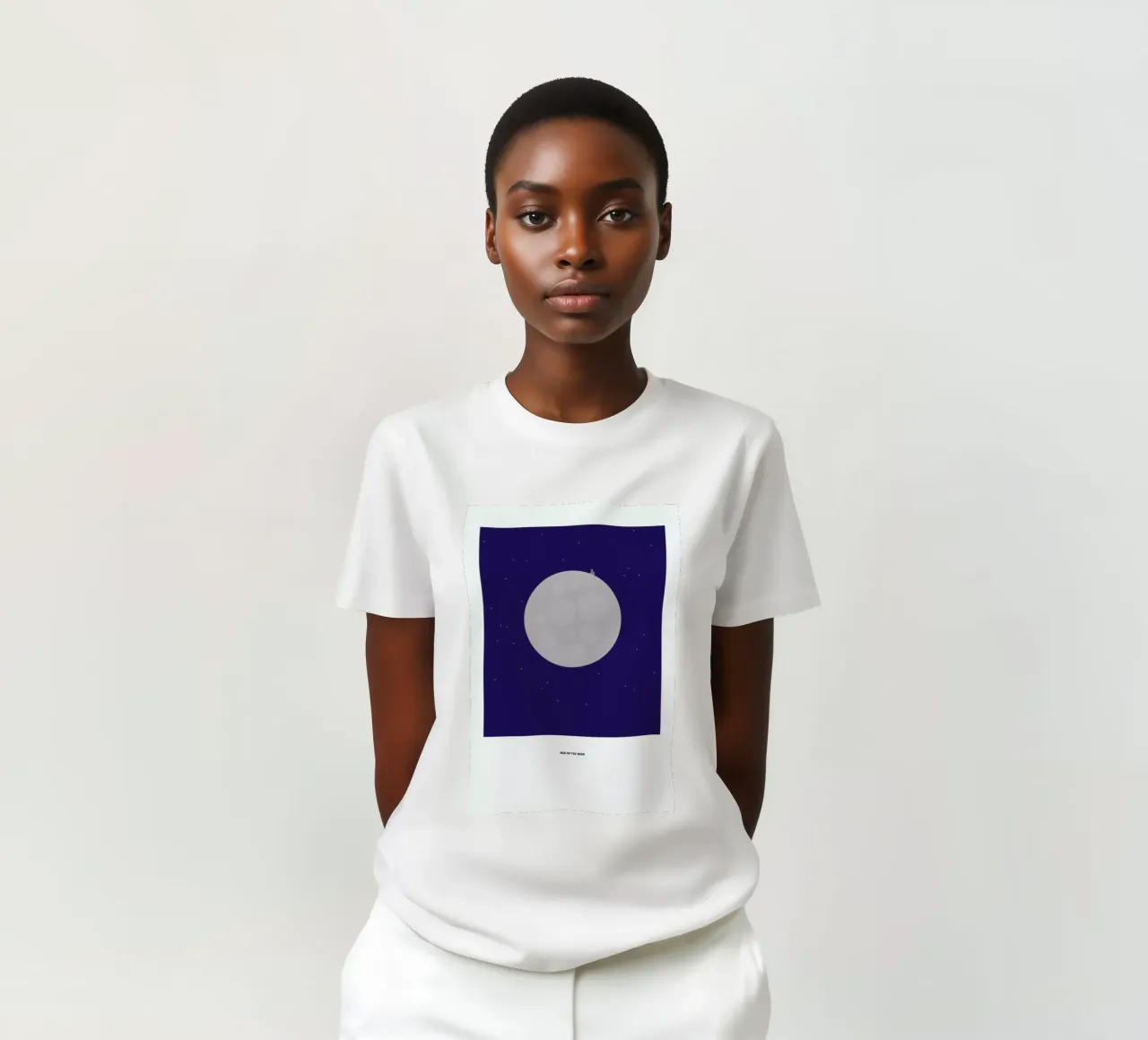 Man on the Moon t-shirt da Christophe Gowans