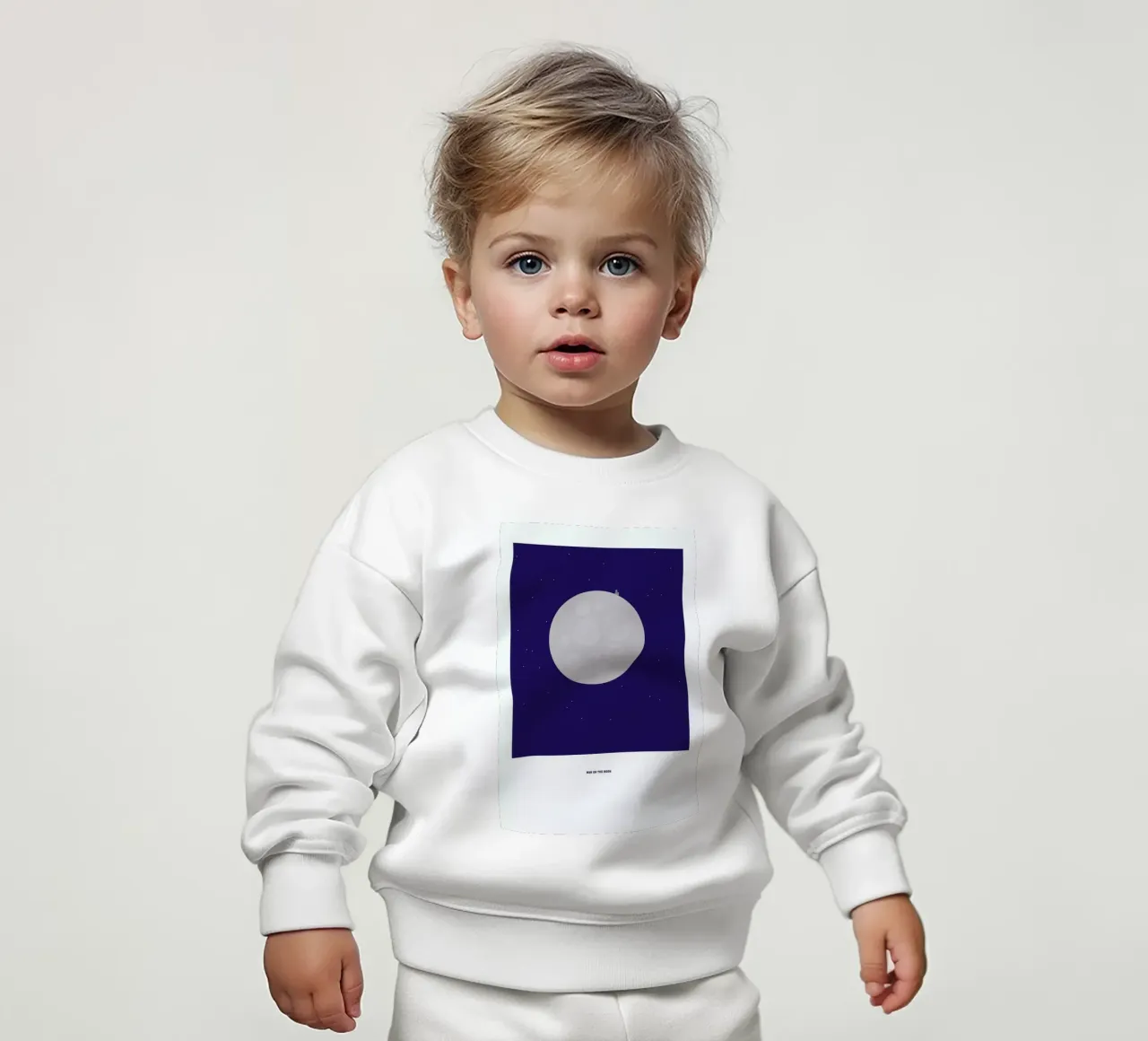 Man on the Moon baby sweatshirt van Christophe Gowans