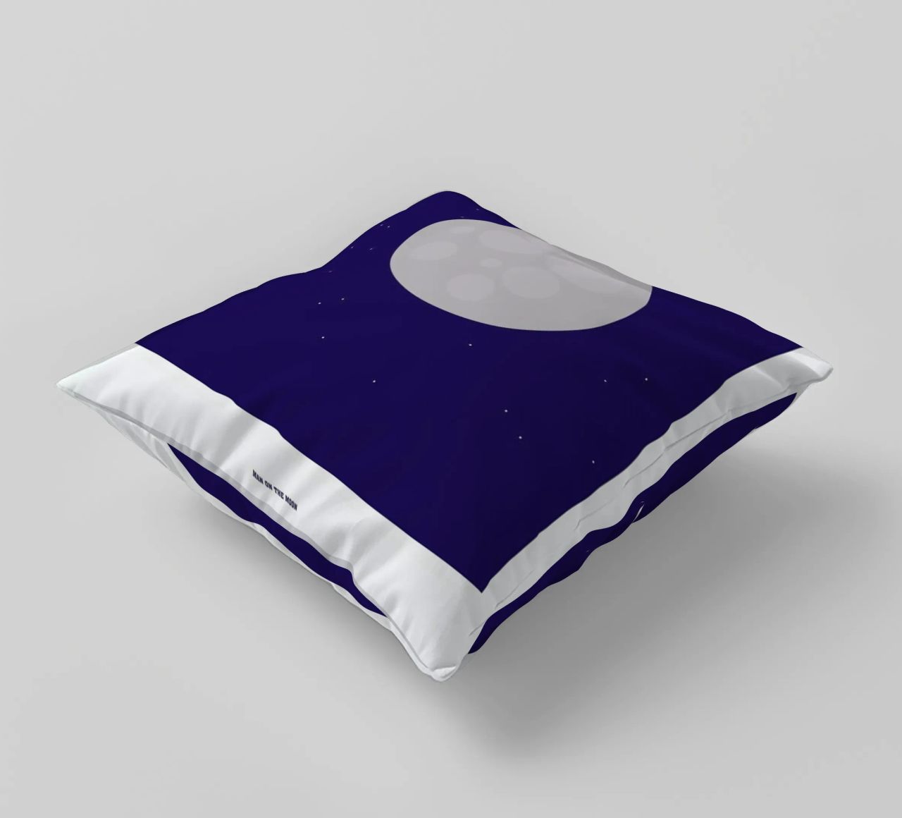 Man on the Moon cuscino da Christophe Gowans