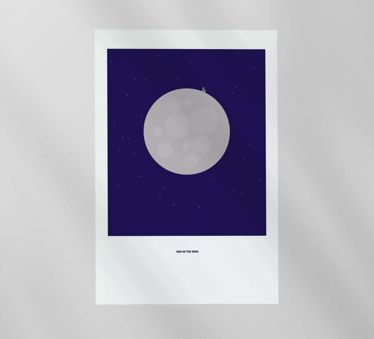 Man on the Moon pellicola backlit da Christophe Gowans