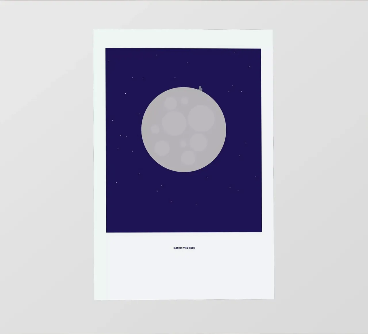 Man on the Moon telo in pvc da Christophe Gowans