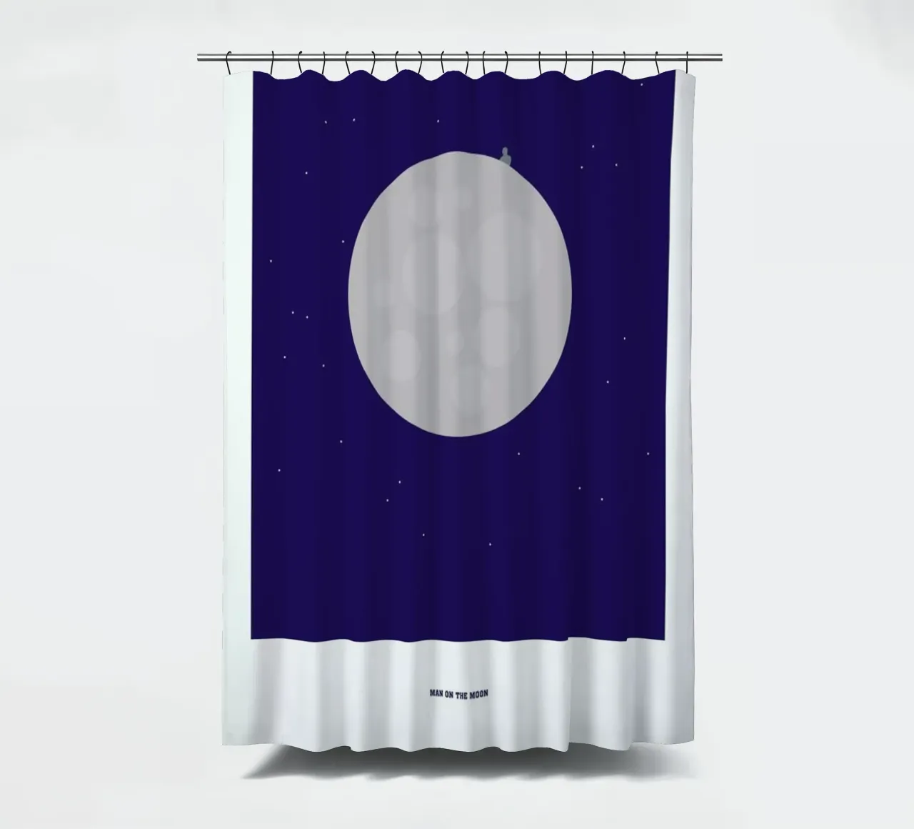 Man on the Moon tenda da doccia da Christophe Gowans
