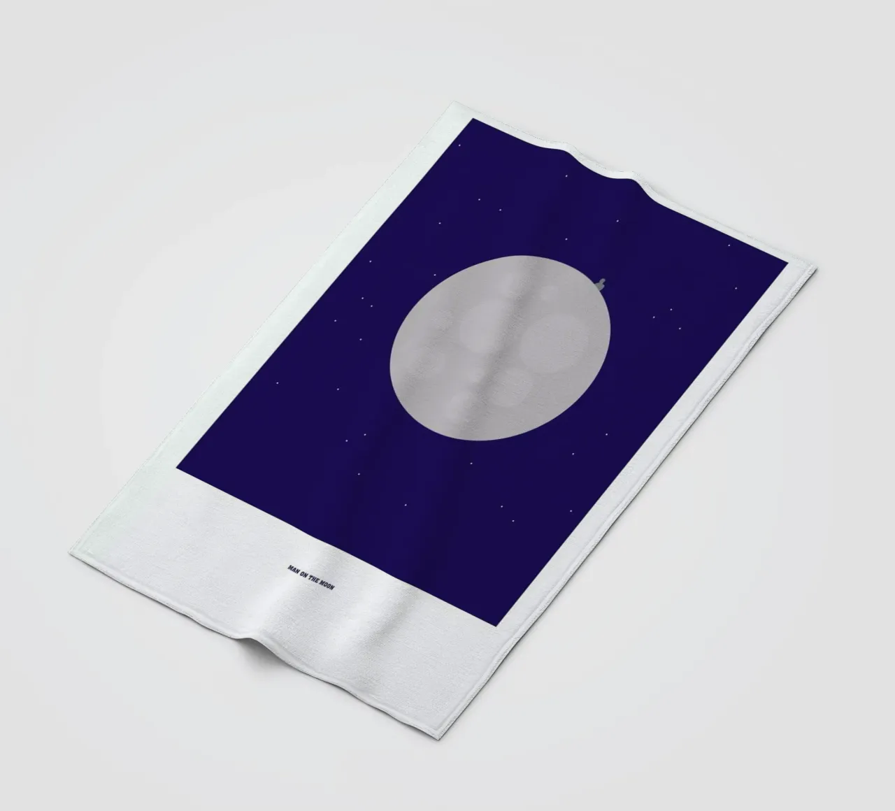 Man on the Moon coperta in pile da Christophe Gowans