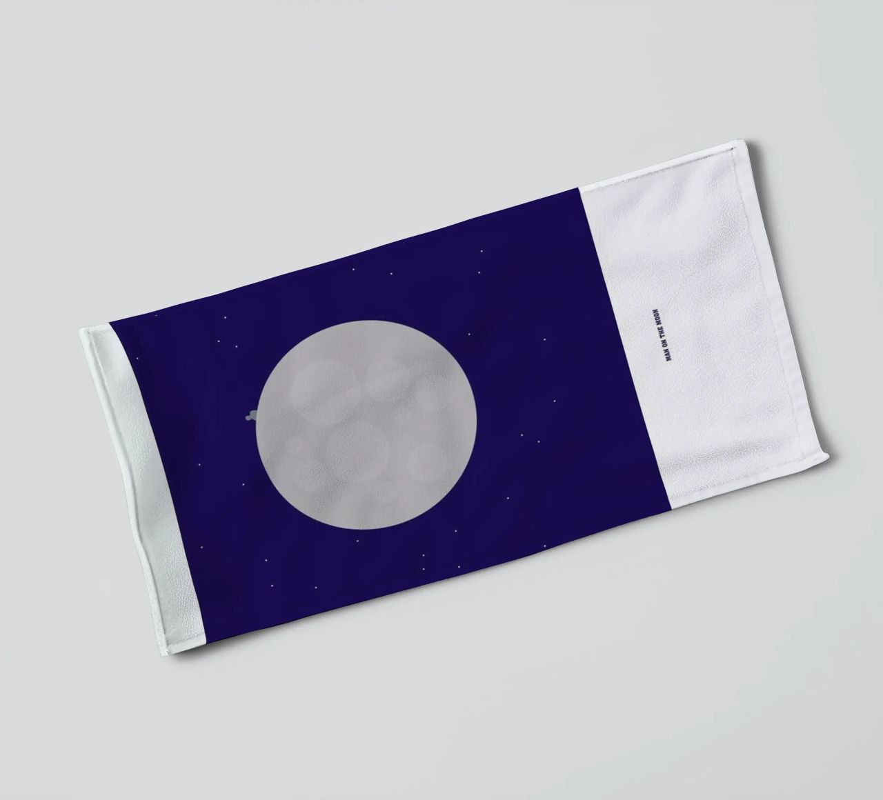 Man on the Moon asciugamano da bagno da Christophe Gowans