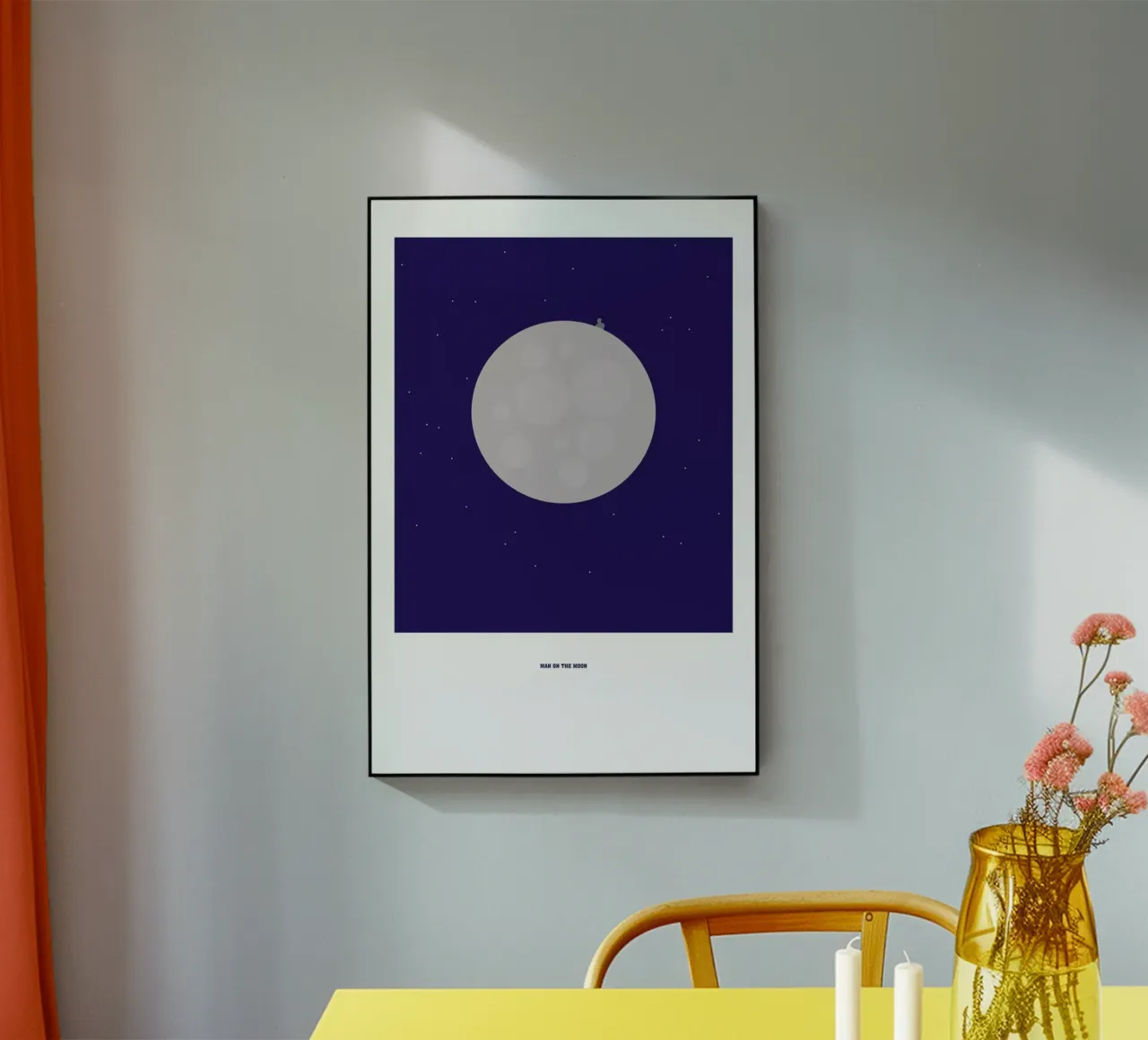 Man on the Moon metacrilato de Christophe Gowans