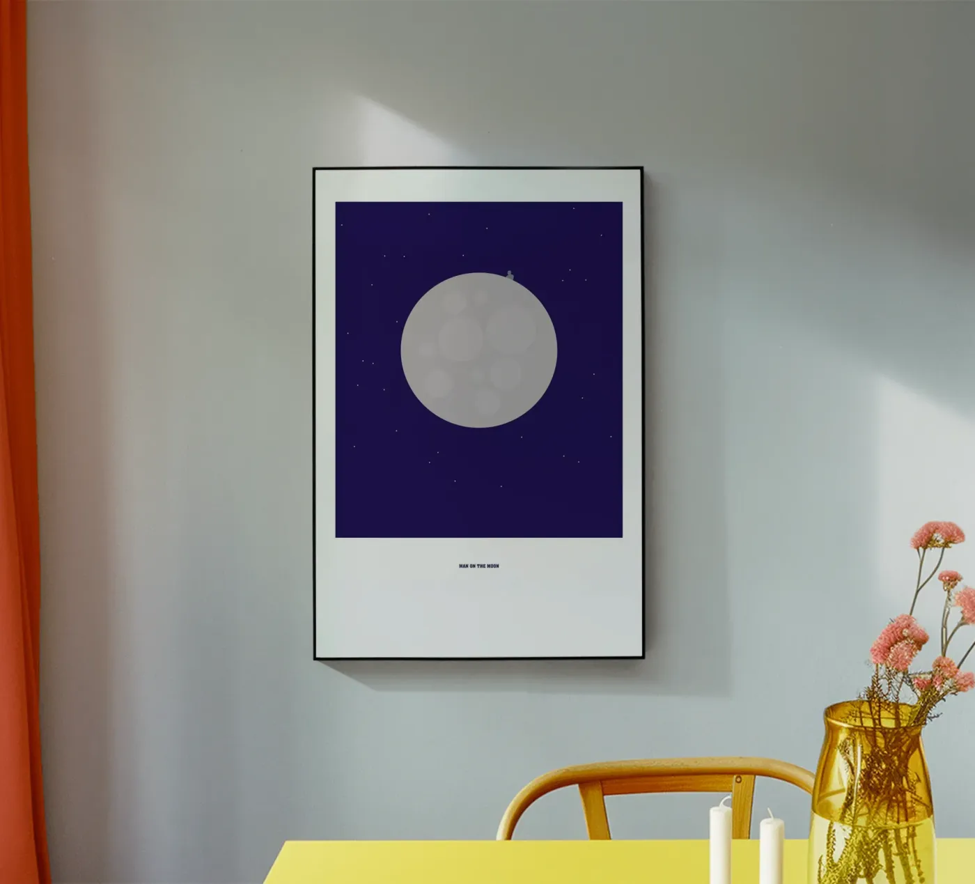 Man on the Moon plexiglass da Christophe Gowans