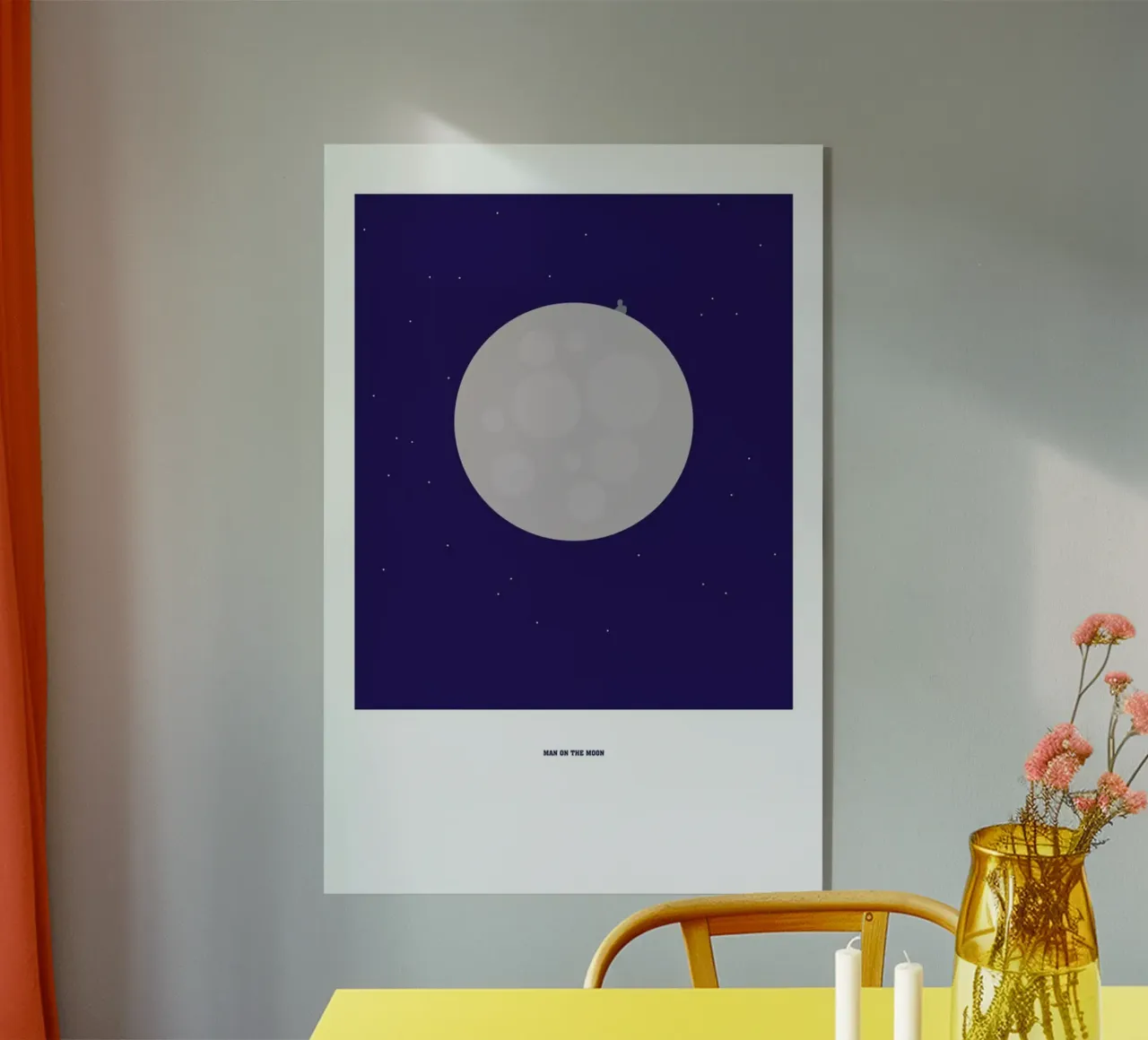 Man on the Moon plexiglass da Christophe Gowans