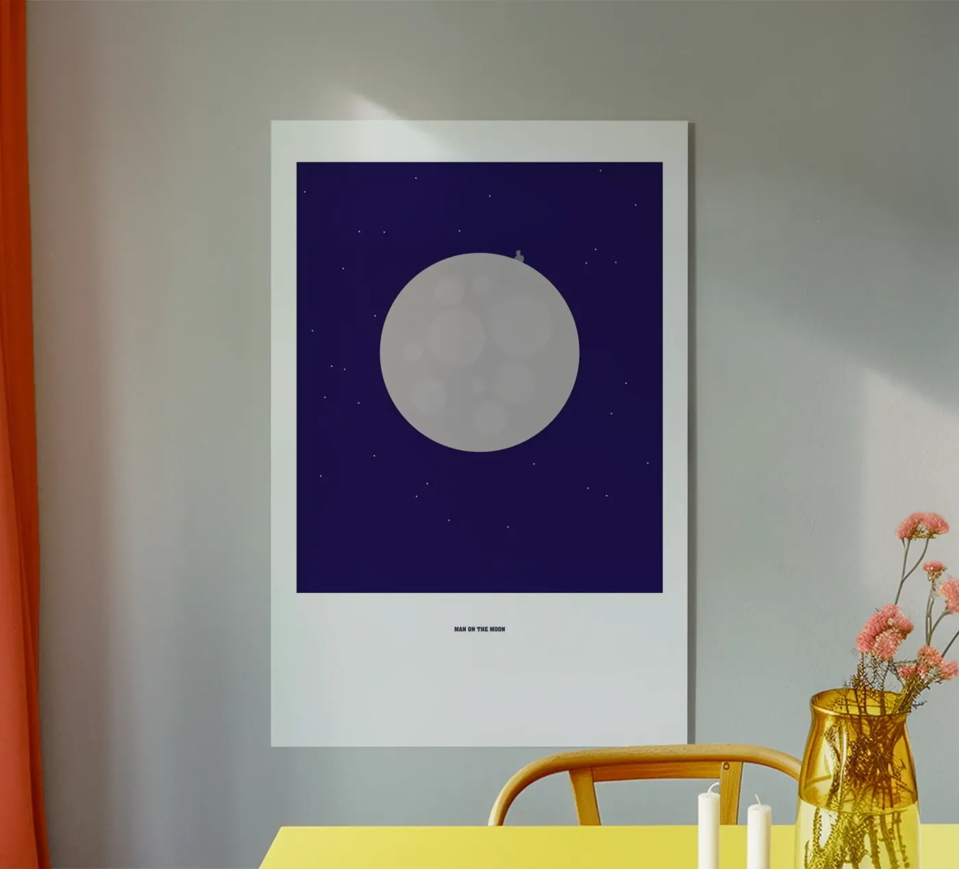 Man on the Moon plexiglass da Christophe Gowans